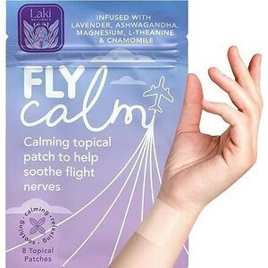 Fly Calm Patch (Pack Of 8) - Relax Nerves, Support Stress, Ease Your Mind For
